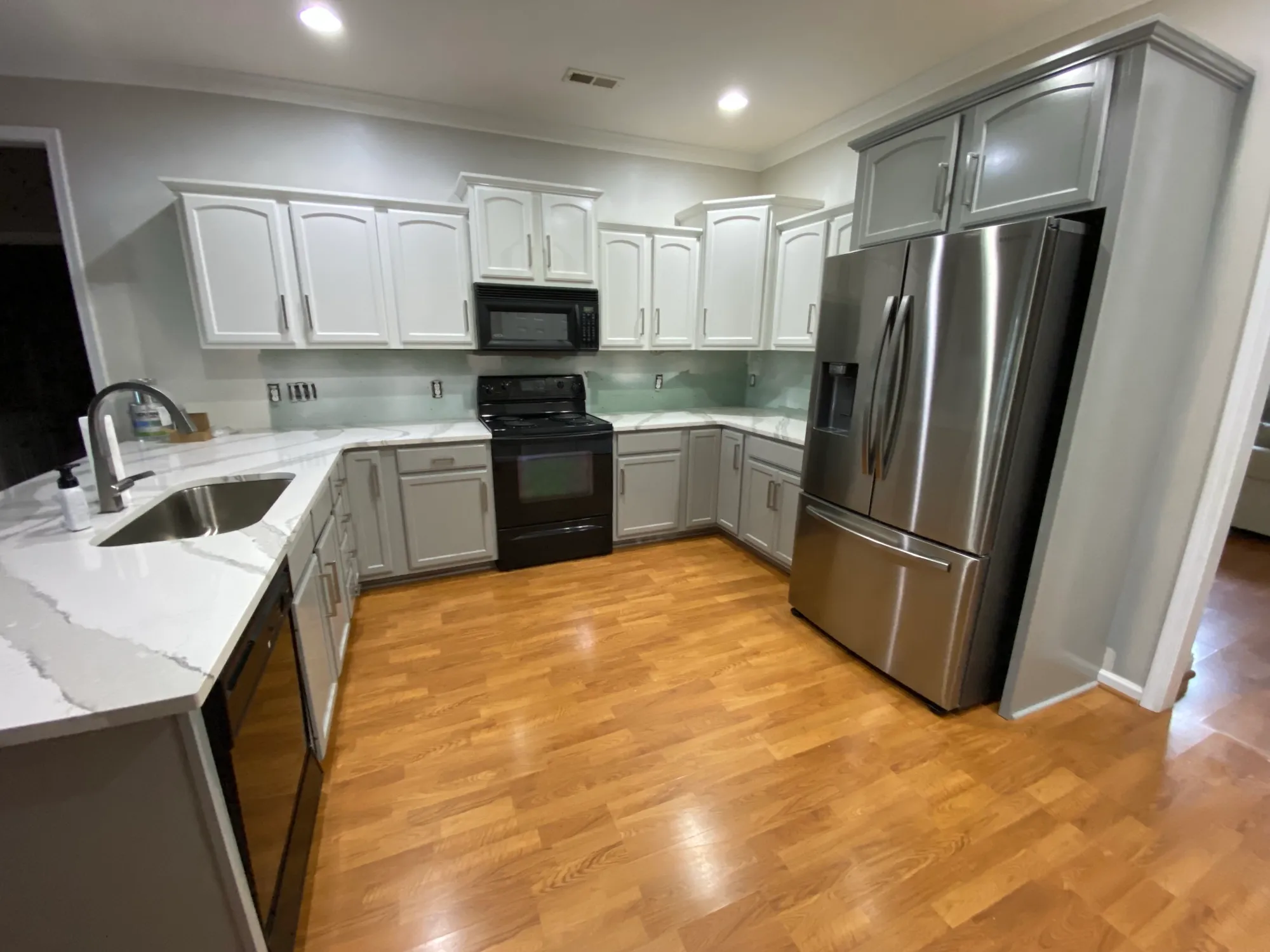 After: Cabinet refinish · Spring Hill, TN